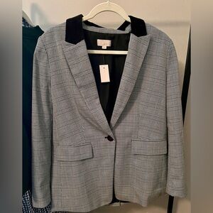 NWT Loft Plaid Blazer